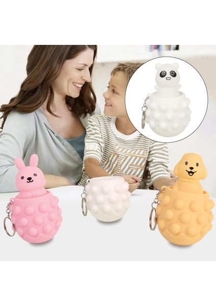 Asılabilir Dekompresyon Panda Model Oyuncak - Beyaz (Yurt Dışından)