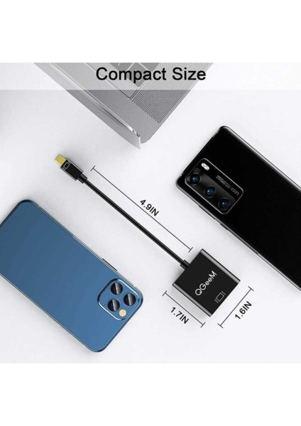Mini Display Port To VGA Dönüştürücü
