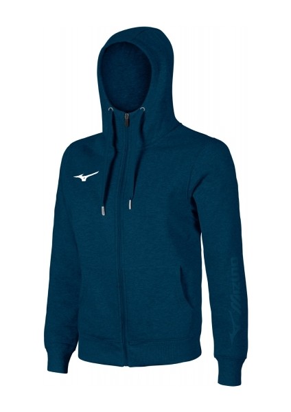 Sweat Hoodie Erkek Fermuarlı Sweatshirt Lacivert