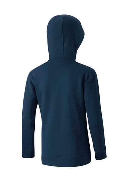 Sweat Hoodie Erkek Fermuarlı Sweatshirt Lacivert