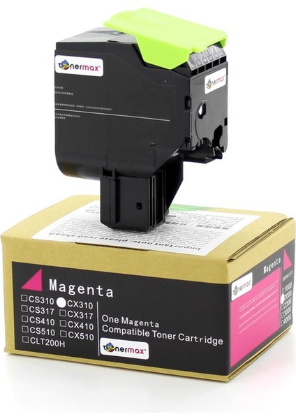 Lexmark 80C8SM0 Kırmızı Muadil Toner / CX310 / CX410 / CX510 indirimleri