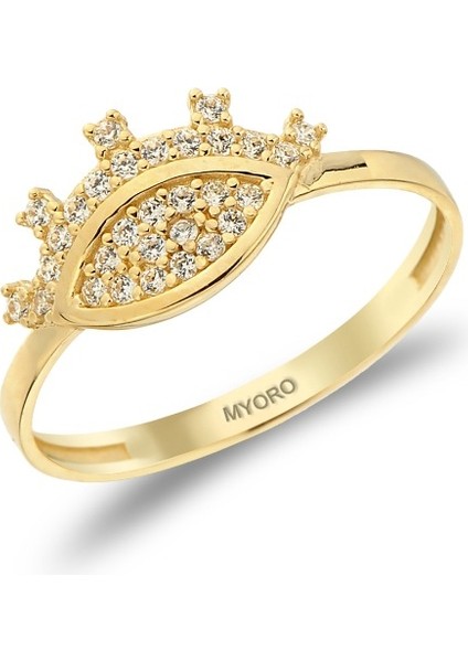 14 Ayar Altın Fantezi Yüzük