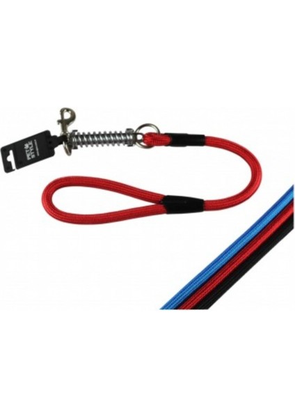 Köpek Tasması Yaylı Uzatmalı Mavi 18MM*60 cm