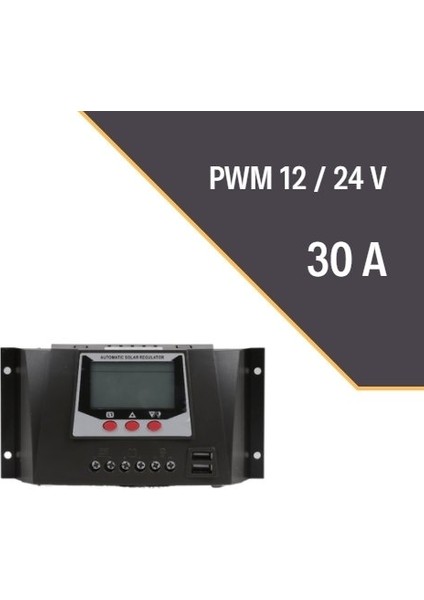 30A Pwm Şarj Kontrol Cihazı