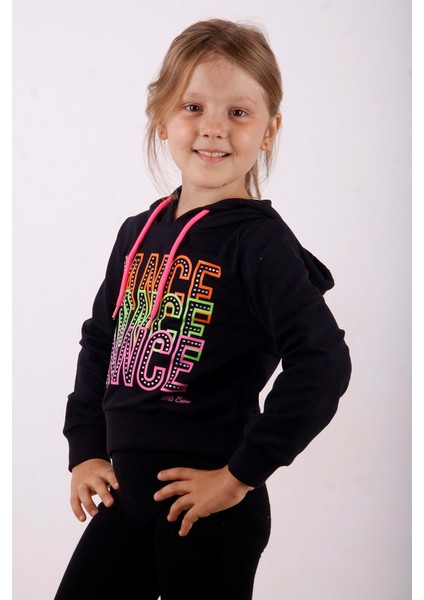 Toontoy Kız Çocuk Dance Baskılı Kapüşonlu Sweatshirt fiyatları