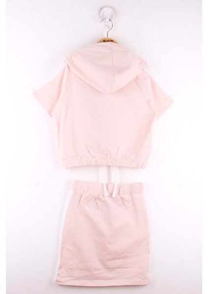 Toontoy Kız Çocuk Be Wıld Baskılı Kapüşonlu Etekli Takım fiyatları