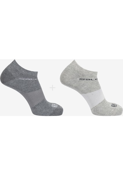 Festival 2 Pack Gri Spor Çorap