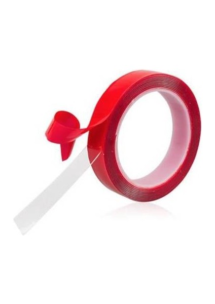 Şeffaf Çift Taraflı Bant - 18MM 2 Metre