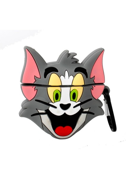 Kedi Tasarım Airpods Silikon Kılıf