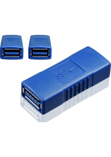 USB 3.0 Dişi Dişi Aparat USB Ara Uzatma USB 3.0 Tip A Dişi Dönüştürücü