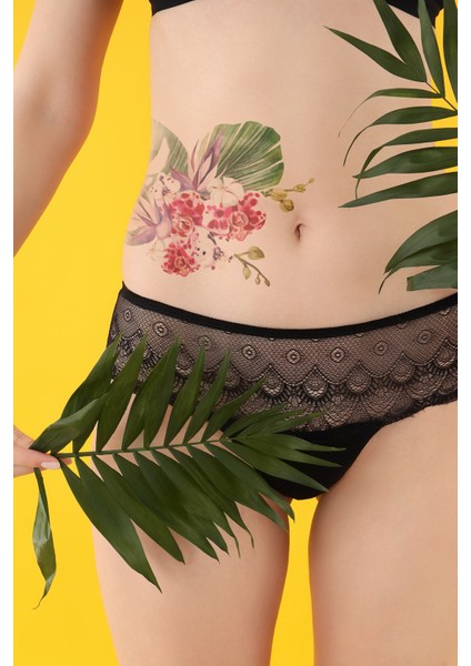 Deve Tabanı, Çiçekler-2 Geçici Dövme,geçici Tattoo ,vücut Dövme,kol Bilek Dövme,boyun Dövme,sırt Dövme