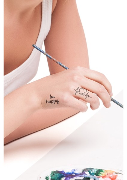 Artikel Smile Geçici Dövme,geçici Tattoo ,vücut Dövme,kol Bilek Dövme,boyun Dövme,sırt Dövme