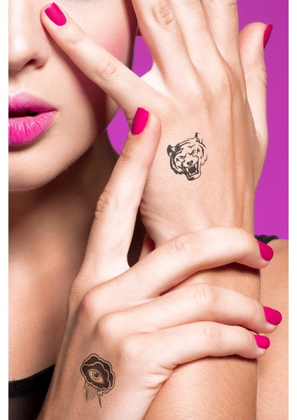 Artikel Animals Geçici Dövme,geçici Tattoo ,vücut Dövme,kol Bilek Dövme,boyun Dövme,sırt Dövme