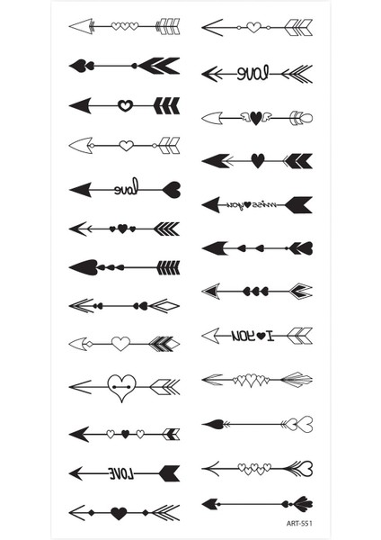 Artikel Oklar Geçici Dövme,geçici Tattoo ,vücut Dövme,kol Bilek Dövme,boyun Dövme,sırt Dövme fiyatları