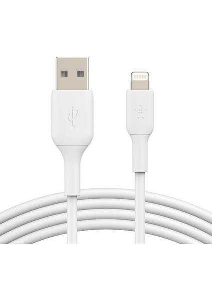 Belkin Apple Lightning Hızlı Şarj ve Data Kablosu 2m Beyaz