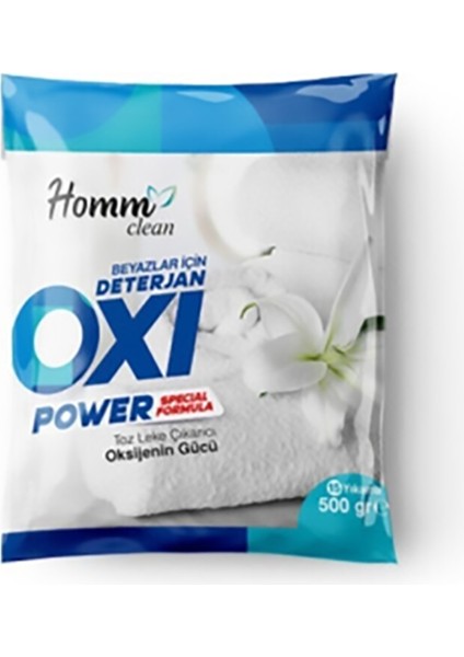 Clean Bitkisel Oxi Toz Leke Çıkartıcı Power Beyazlar Için 500 gr