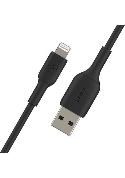 Belkin Apple Lightning Hızlı Şarj ve Data Kablosu 1m Siyah