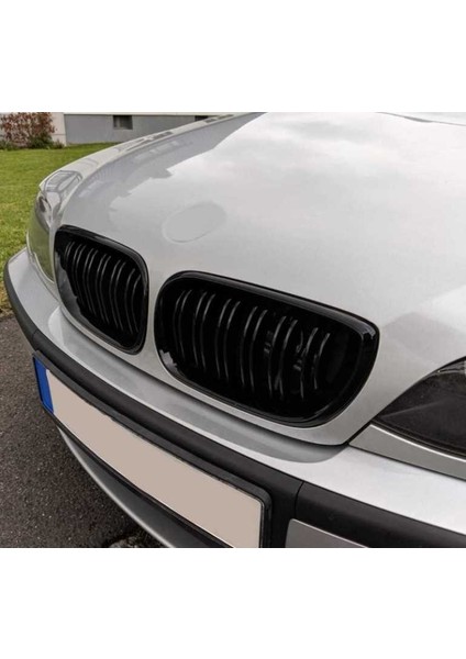 Bmw E46 02-04 Çıft Çızgı M Panjur (Böbrek)