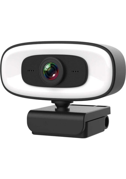 Pc-10 Webcam Mikrofonlu 3mod Işıklı 2k Hd Görüntülü Webcam Bilgisayar Kamerası