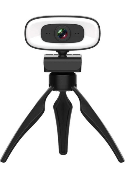 Pc-10 Webcam Mikrofonlu 3mod Işıklı 2k Hd Görüntülü Webcam Bilgisayar Kamerası fırsatları