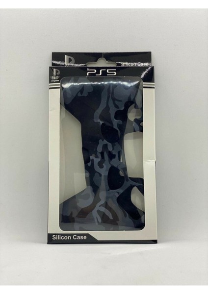 Ps5 Silicon Case Gri Kamuflaj