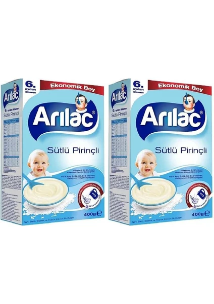 Sütlü Pirinçli Kaşık Maması 400 gr 2'li