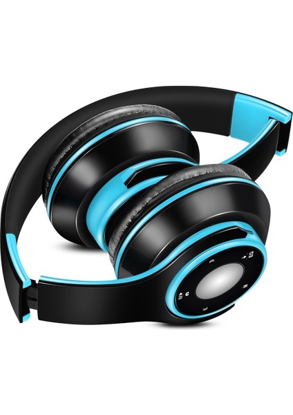 Sg-8 Katlanır Müzik Bluetooth Kulaklık Mavisi (Yurt Dışından)