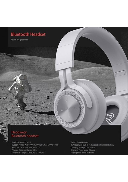 P1 Stereo Katlanabilir Bluetooth Wiress Kulaklık Kırmızı (Yurt Dışından) modelleri