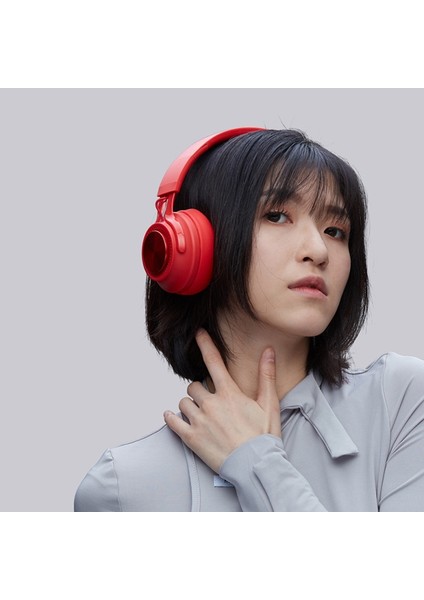 P1 Stereo Katlanabilir Bluetooth Wiress Kulaklık Kırmızı (Yurt Dışından) fırsatları