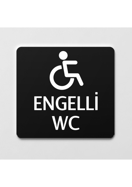 Engelli Tuvaleti Kapı Levhası Ofis Yönlendirme Kapı Isimlik Tabela