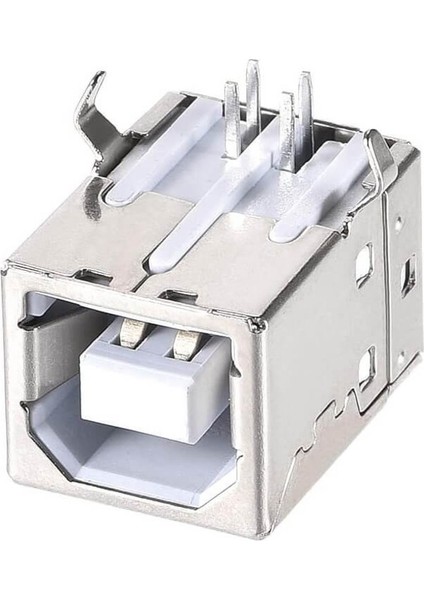 USB B Tipi Dişi Konnektör - Lehim Tip - Yazıcı Kablosu Dişi Soket