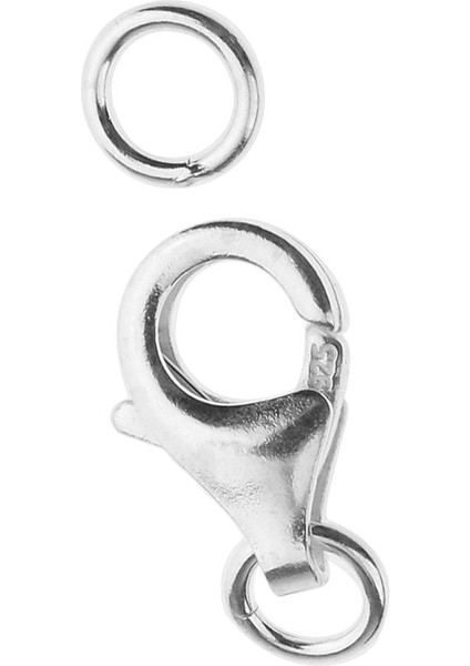 Prettyia 1 Adet Gümüş 925 Istakoz Pençeleri Toka Dıy Takı Bulma 8mm(Yurt Dışından)
