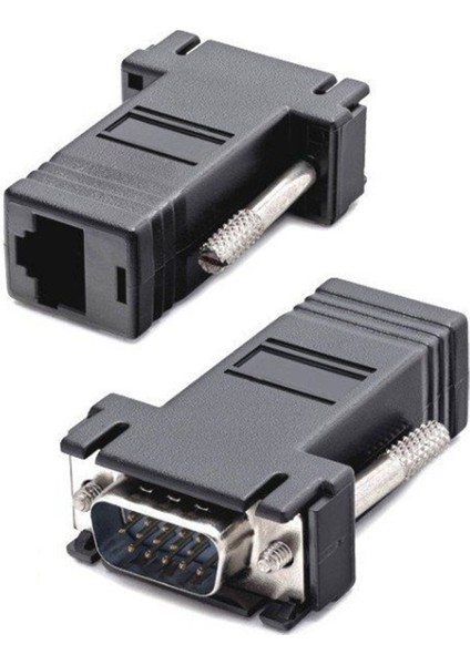 VGA Extender RJ45 To VGA Çevirici Adaptör