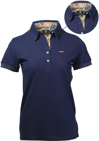 Bayan Polo Yaka Düz