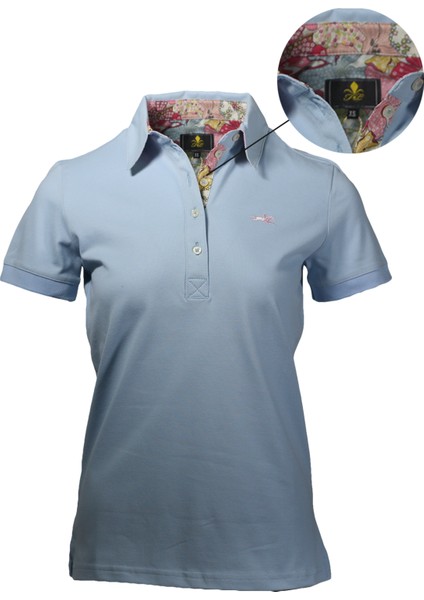 Bayan Polo Yaka Düz