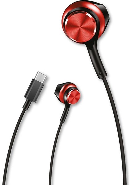 H75 Type-C Stereo Kulak Içi Kablolu Kulaklık