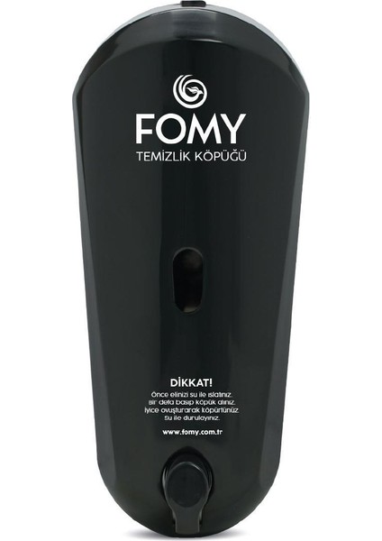 Fomy M009 Kartuşlu Köpük Sabun Dispenser Aparatı 1000 ml Siyah