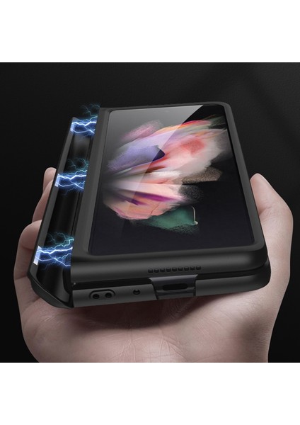 Samsung Galaxy Z Fold3 5g Altın Için Gkk Manyetik Menteşe Flip Kılıf (Yurt Dışından) fiyatları