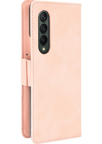 Samsung Galaxy Z Fold3 5g Pembe Için Buzağı Deri Kılıf (Yurt Dışından) fırsatları