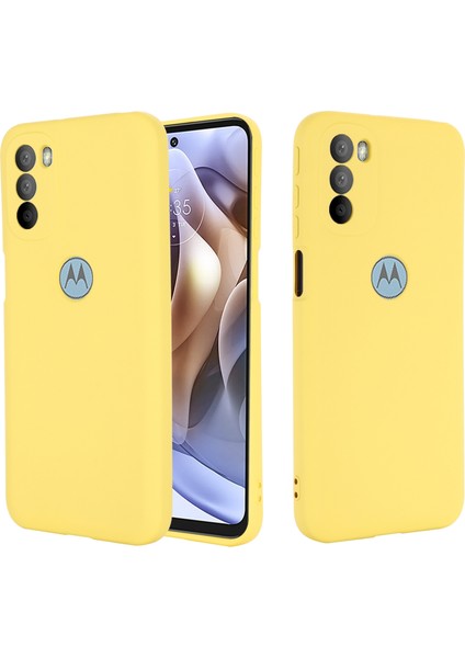 Motorola Moto G31 / G41 4g Sarı Için Sıvı Silikon Kasası (Yurt Dışından) fiyatları