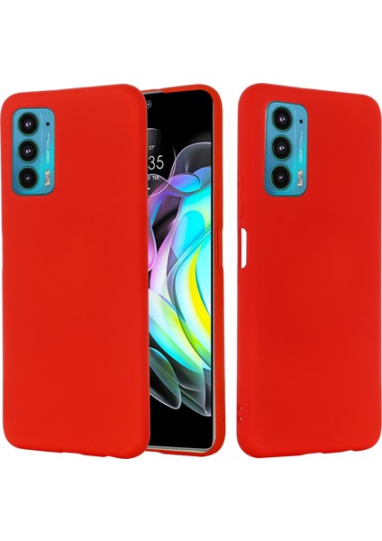 Motorola Moto Edge 20 Pro Kırmızı Için Sıvı Silikon Kılıf (Yurt Dışından) fiyatları