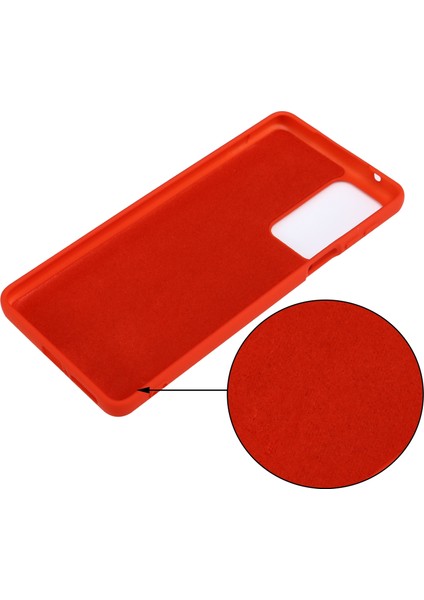 Motorola Moto Edge 20 Pro Kırmızı Için Sıvı Silikon Kılıf (Yurt Dışından) fırsatları