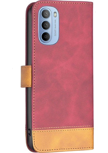 Motorola Moto G31 / G41 Kırmızı Için Cilt Fe Kılıfı (Yurt Dışından) fırsatları