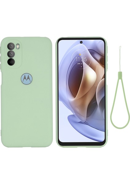 Motorola Moto G31 / G41 4g Yeşil Için Sıvı Silikon Kılıf (Yurt Dışından)