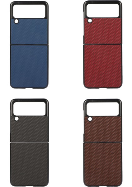 Samsung Galaxy Z Flip3 5g Kahverengi Için Karbon Fiber Doku Kasası (Yurt Dışından) fiyatları