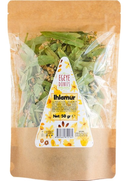 Ihlamur Çayı Yaprak Çiçek Form Bitki Çayı 50 gr