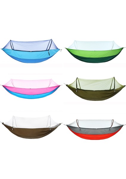 Tek Pembe+Gök Mavisi Için Anti-Mosquito Hamak (Yurt Dışından)