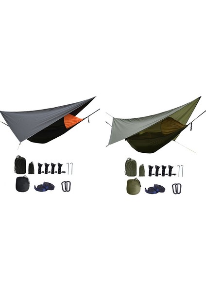 Strut Sivrisinek Net Hammock Elmas Gölgelik Set Ordu Yeşil (Yurt Dışından)