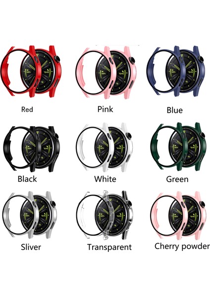 Huawei Gt3 46 mm Siyah Için Temperli Gl Film Pc Kılıfı (Yurt Dışından) fiyatları