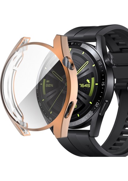 Huawei Için Koruyucu Film ile Tpu Kılıfı Gt 3 42 mm Rose Gold (Yurt Dışından)